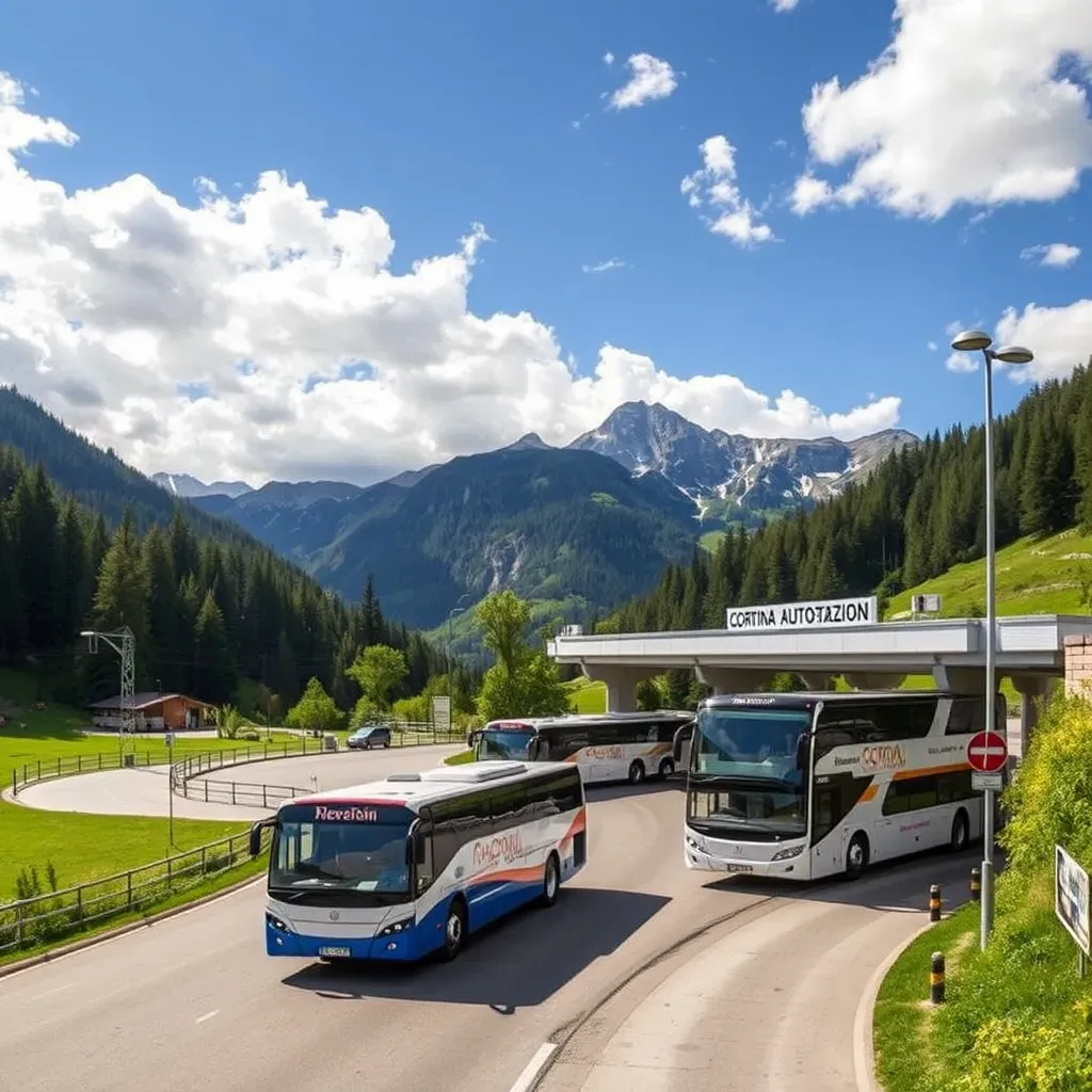 Esplora la Cortina Autostazione: Centro di Mobilità tra Dolomiti e Venezia